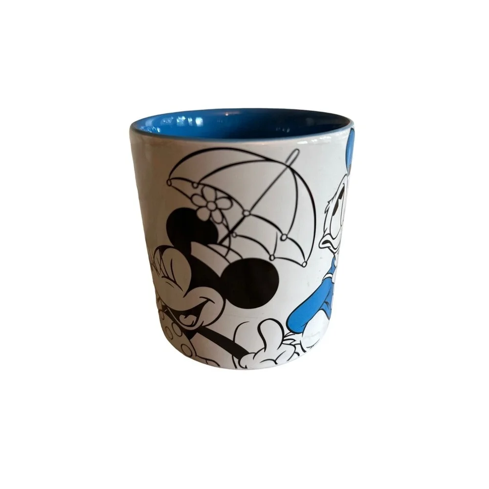 Disney Store Mickey & Friends Ceramic Mug With‎ Blue Interior - Picture 2 of 5